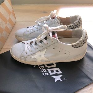 SOLD——Golden Goose white sneakers pony